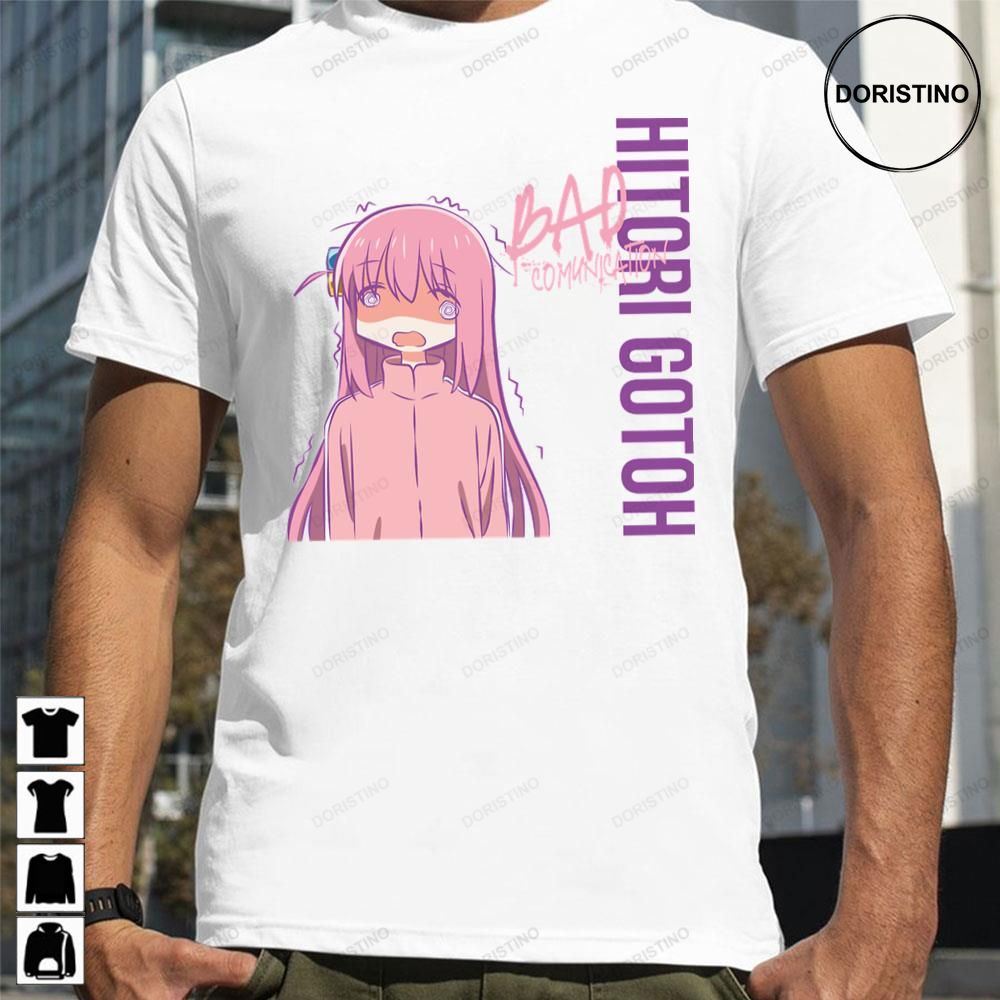 Bad Comunication Pastel Version Hitori Gotoh Bocchi The Rock Awesome Shirts